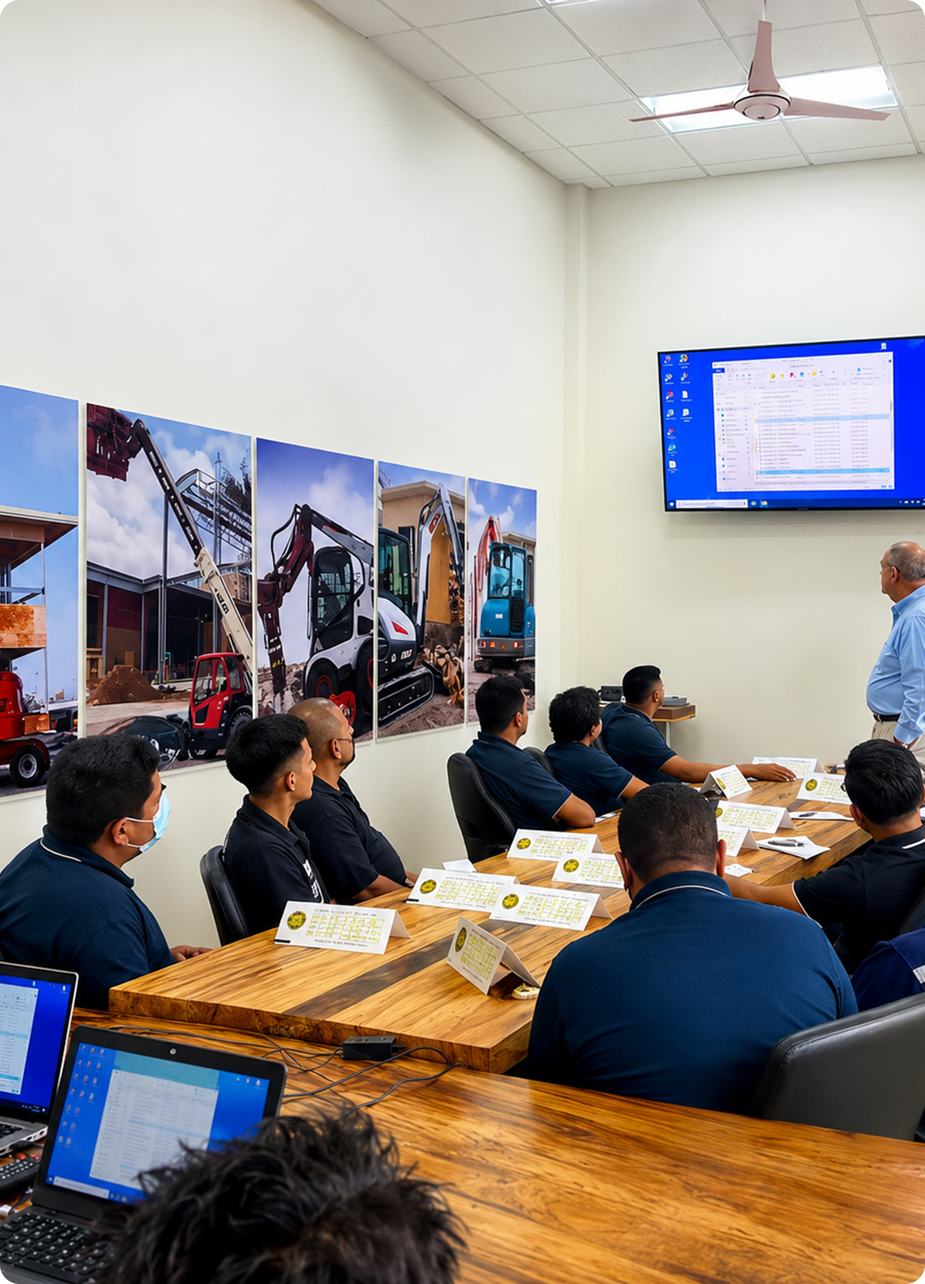 Sesión de capacitación empresarial